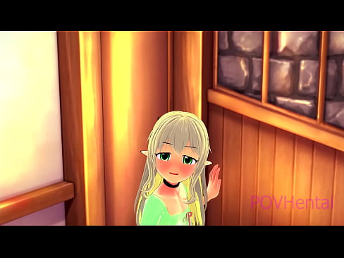 ❤️ (トラップ）エルフのメイドが顔を洗うのを手伝う ❌ ポルノvk ❌️❤
